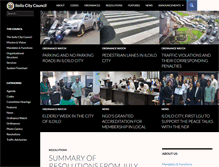 Tablet Screenshot of iloilocitycouncil.org